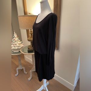 Velvet Vintage Slub Drawstring Dress